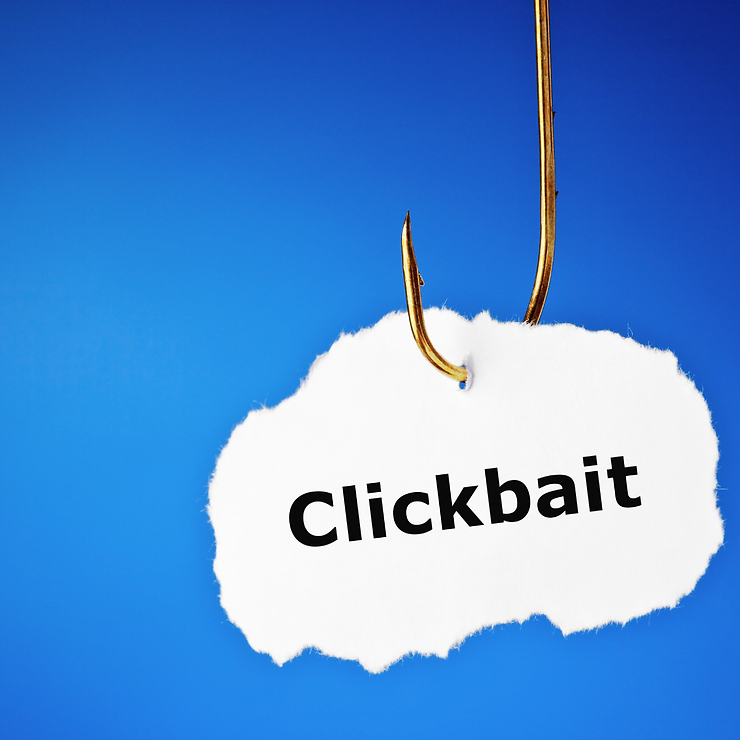 Clickbait headlines and writing in the thought-leadership style